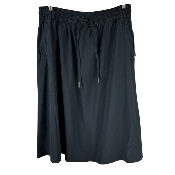 Athleta Arrival Skirt Black Style 586857 Women's Size 20 New With Tags - Picture 3 of 11